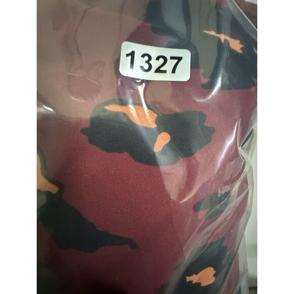 FINJANI Blouse Womens 4XL Red black Long Sleeve Tie Elastic Waist - Picture 10 of 10